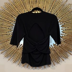Favorite Daughter Cut Out Open Back Detail Women's Top